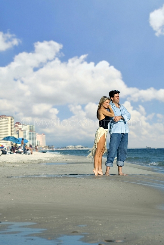 Happy Couple on the beach