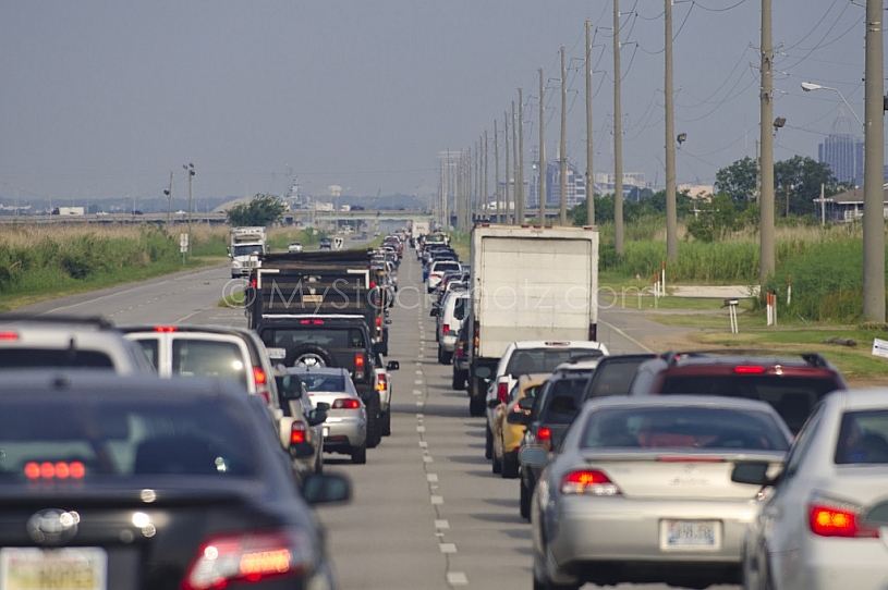 Bayway-Causeway Traffic Jam Backup