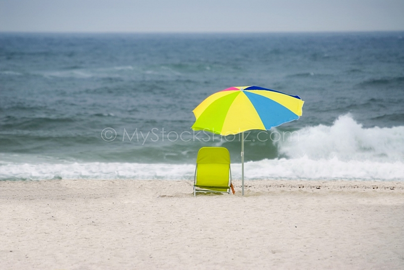 Invitation to sit on the beach